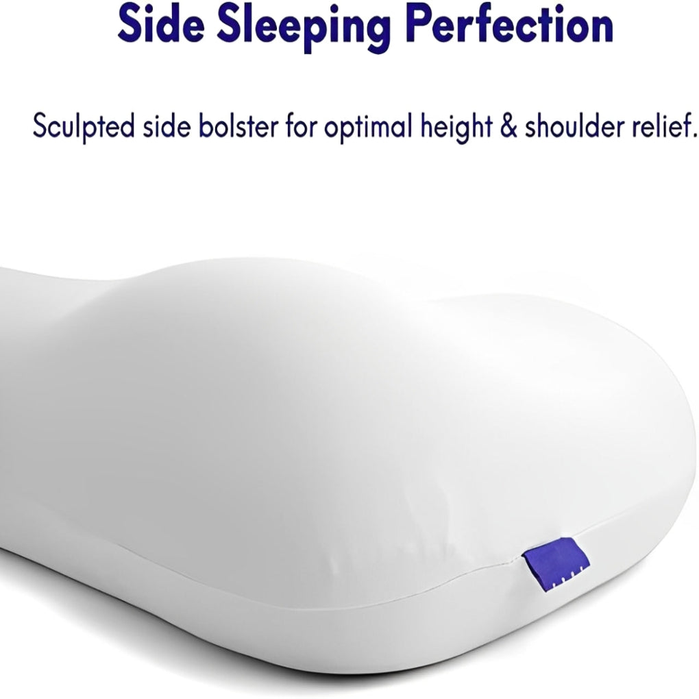VierraSol | Almohada de Viaje con Soporte Ergonómico para Durmientes de Lado
