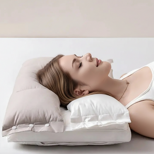 VierraSol | Almohada Ergonómica de Doble Capa para el Cuello