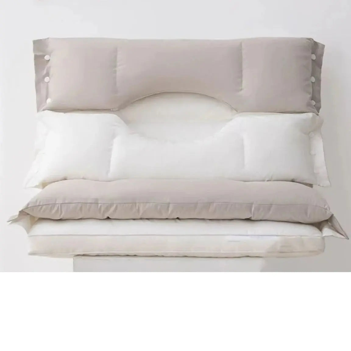 VierraSol | Almohada Ergonómica de Doble Capa para el Cuello