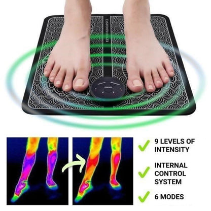 VierraSol | Almohadilla de Masaje Eléctrica EMS para Estimulación Muscular y Alivio del Dolor