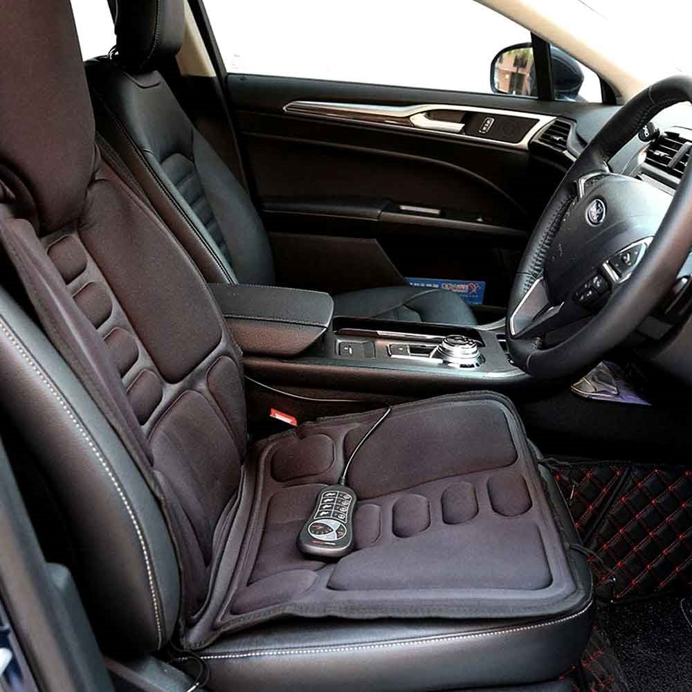 VierraSol | Almohadilla de Masaje Térmica de 8 Modos para Espalda, Cuello y Relajación Corporal Completa – Perfecta para Coche y Hogar