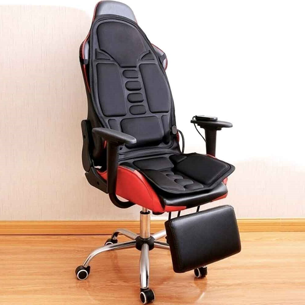 VierraSol | Almohadilla de Masaje Térmica de 8 Modos para Espalda, Cuello y Relajación Corporal Completa – Perfecta para Coche y Hogar
