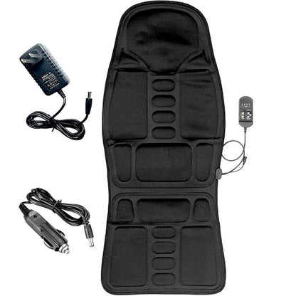 VierraSol | Almohadilla de Masaje Térmica de 8 Modos para Espalda, Cuello y Relajación Corporal Completa – Perfecta para Coche y Hogar