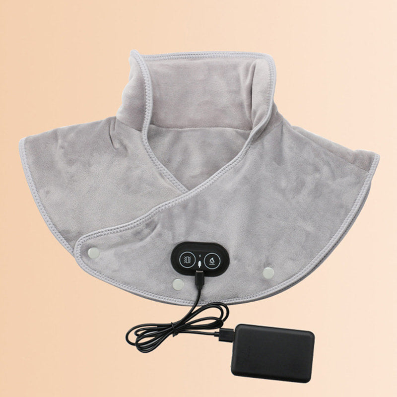 VierraSol | Almohadilla eléctrica para el cuello y los hombros con vibración