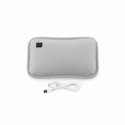 VierraSol | Almohadilla Térmica Portátil de Grafeno | Recargable por USB | 3 Niveles de Temperatura | Calentador Ergonómico para Manos y Abdomen | Incluye Apagado Automático Inteligente