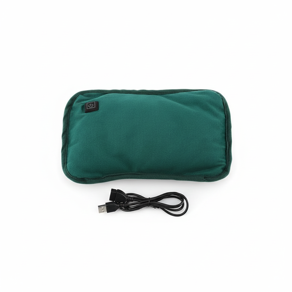 VierraSol | Almohadilla Térmica Portátil de Grafeno | Recargable por USB | 3 Niveles de Temperatura | Calentador Ergonómico para Manos y Abdomen | Incluye Apagado Automático Inteligente