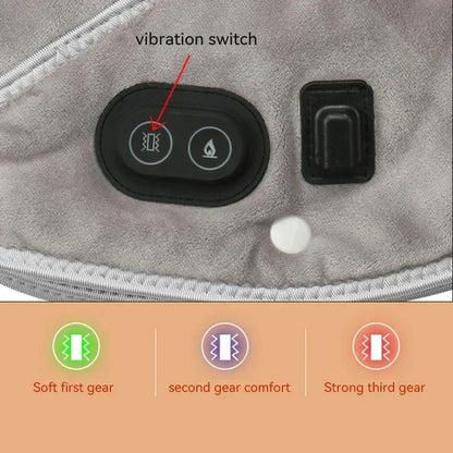 VierraSol | Almohadilla Térmica USB para Cuello y Hombros con Vibración