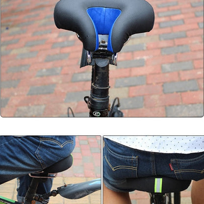 VierraSol | Asiento de Bicicleta Sin Nariz para Montaña con Almohadilla Gruesa y Suave (Negro)