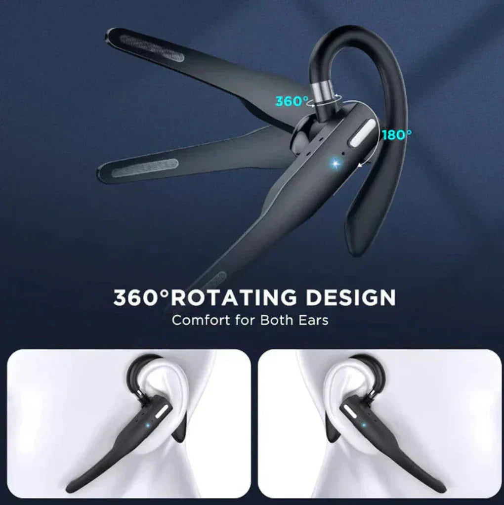 VierraSol | Auricular Bluetooth para Hombre con Cancelación de Ruido