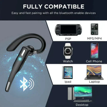 VierraSol | Auricular Bluetooth para Hombre con Cancelación de Ruido