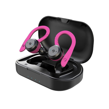 VierraSol | Auriculares Inalámbricos Deportivos Impermeables Vega – 20 Horas de Reproducción | Bluetooth 5.0, IPX7 para Natación y Fitness