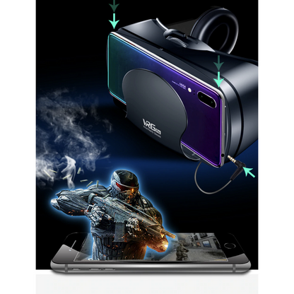 VierraSol | Auriculares VR con Auriculares Integrados para iPhone y Android