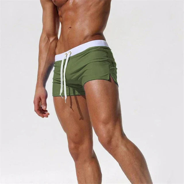 VierraSol | Bañador para Hombre con Cuerda y Aberturas Laterales