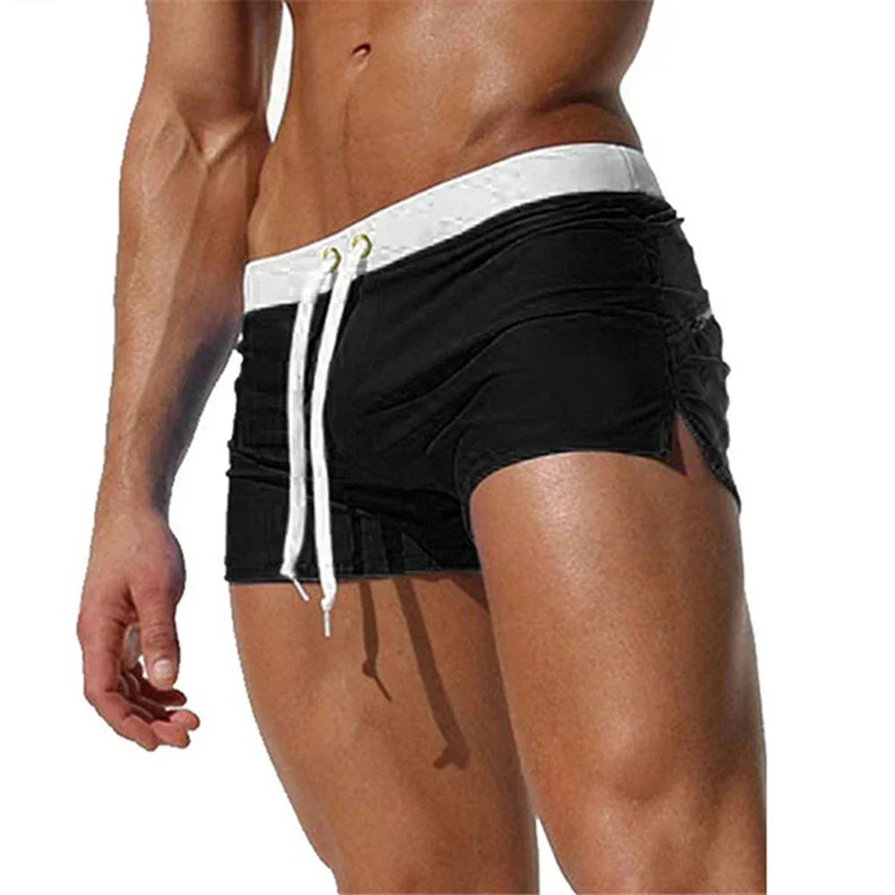VierraSol | Bañador para Hombre con Cuerda y Aberturas Laterales