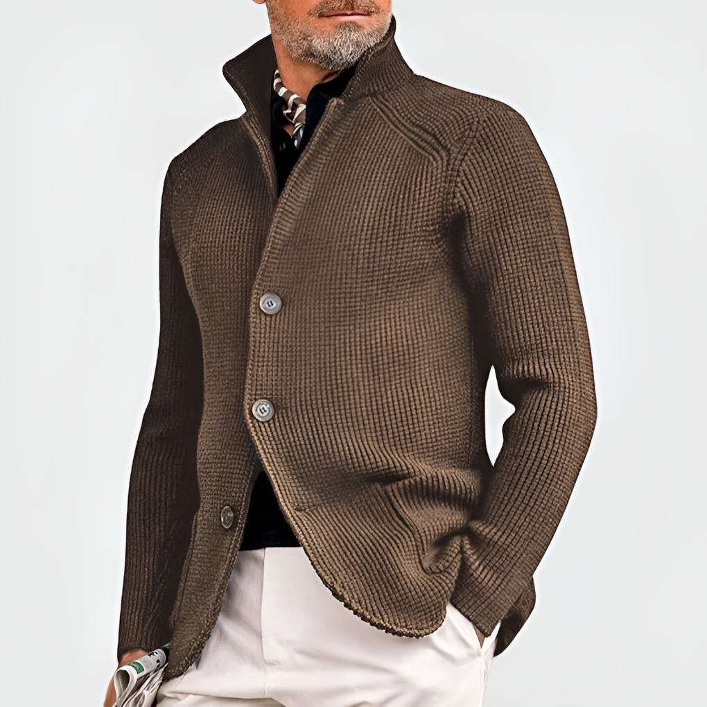 VierraSol | Blazer de punto para hombre con botones