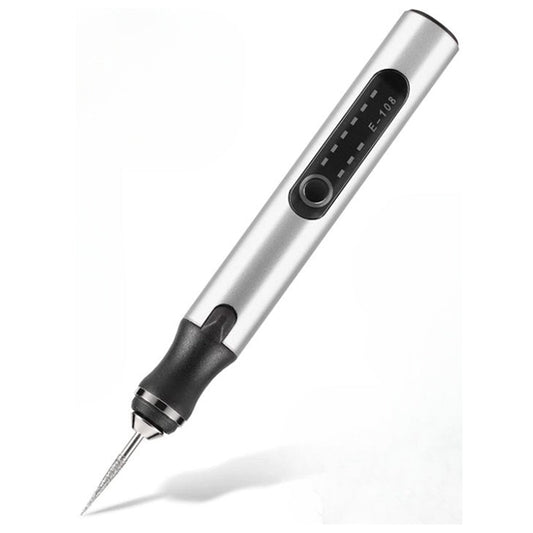 VierraSol | Bolígrafo de Grabado Recargable por USB | Preciso y Silencioso | Metal, Velocidad Ajustable