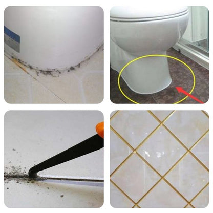 VierraSol | Bolígrafo para Reparación de Juntas | Sellador Polimérico Impermeable | Fórmula Antimoho | Secado Rápido y Sin Olor | Para Azulejos en Baño y Cocina