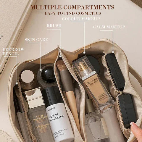 VierraSol | Bolsa Cosmética | Elegante y Espaciosa | Almacenamiento Práctico