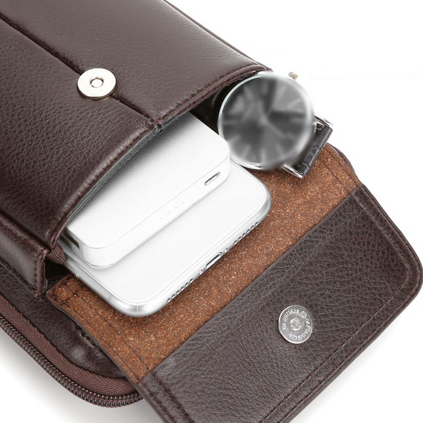 VierraSol | Bolsa Cruzada para Hombre con Bolsillo con Solapa