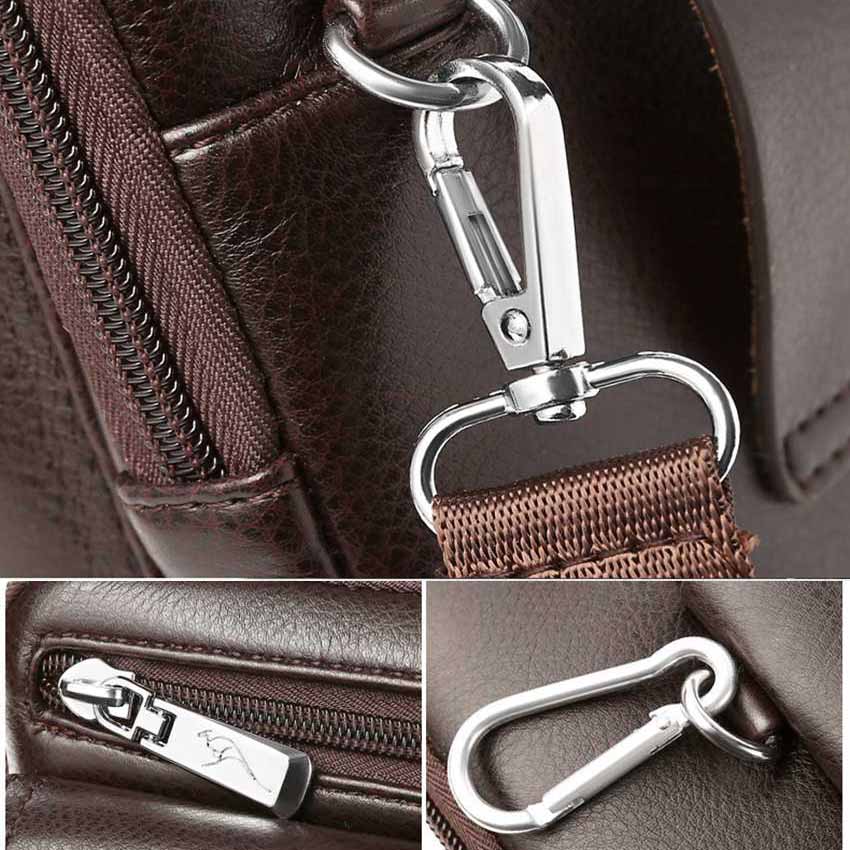 VierraSol | Bolsa Cruzada para Hombre con Bolsillo con Solapa