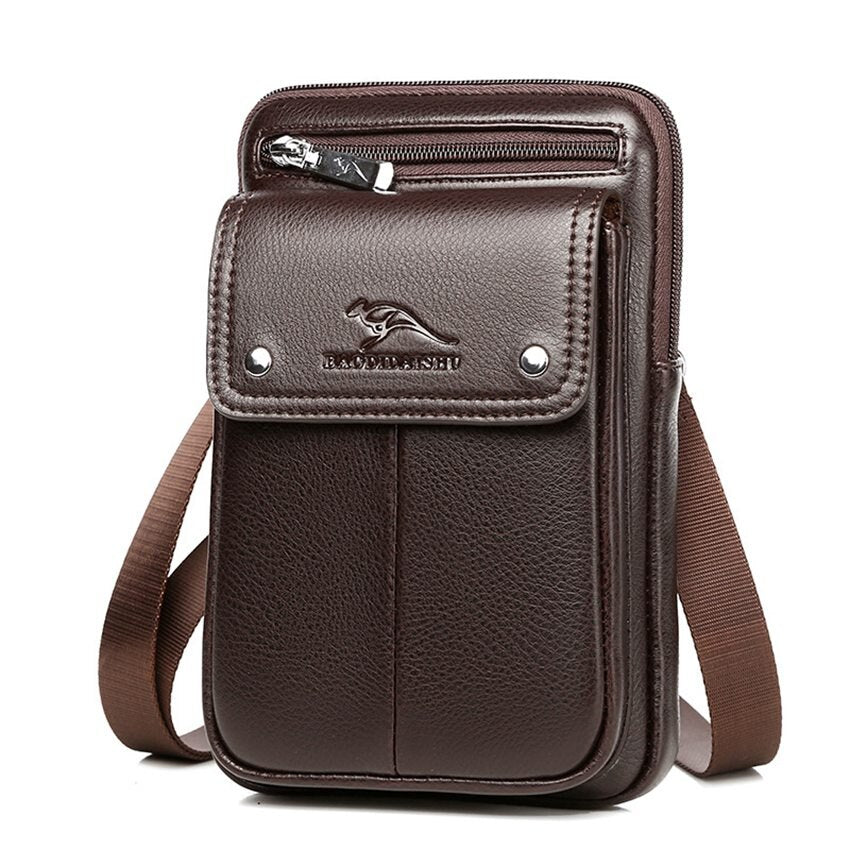 VierraSol | Bolsa Cruzada para Hombre con Bolsillo con Solapa