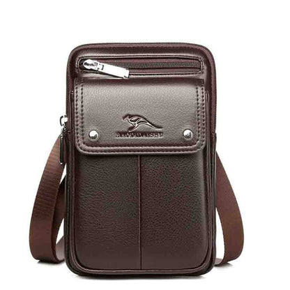 VierraSol | Bolsa Cruzada para Hombre con Bolsillo con Solapa