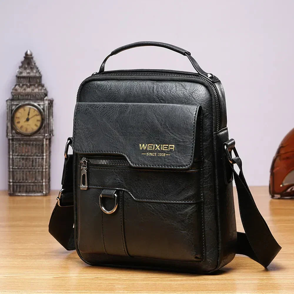 VierraSol | Bolsa Cruzada para Hombre con Bolsillo Frontal