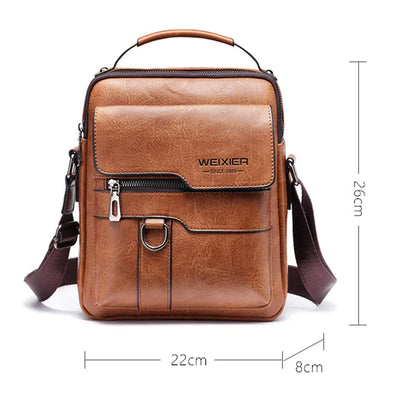 VierraSol | Bolsa Cruzada para Hombre con Bolsillo Frontal