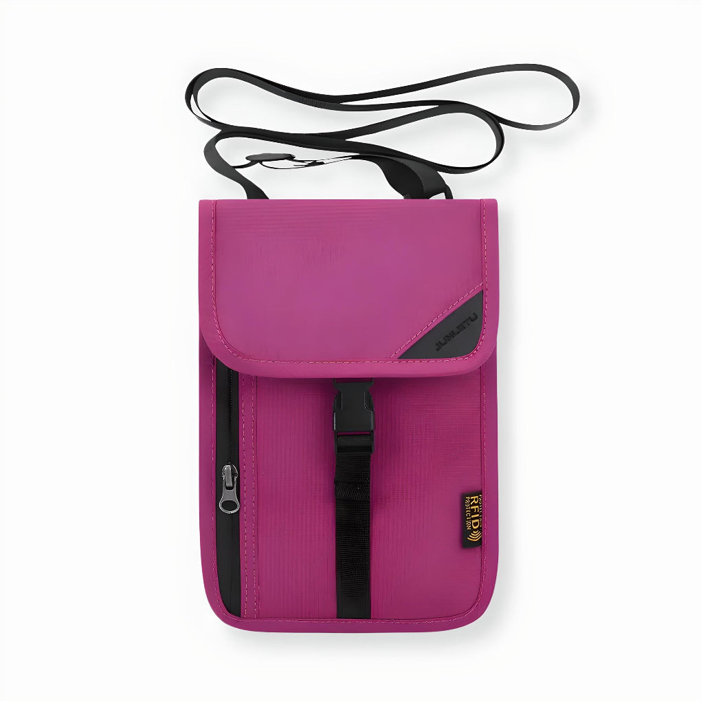 VierraSol | Bolsa de Cuello Bloqueadora de RFID para Viajes