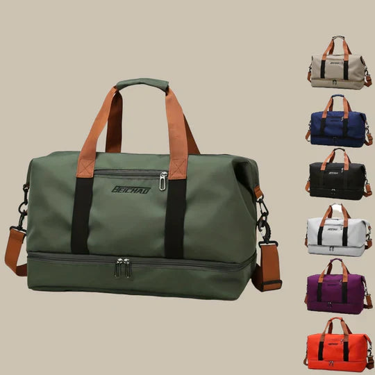 VierraSol | Bolsa de Deporte para Hombre con Compartimento para Zapatos