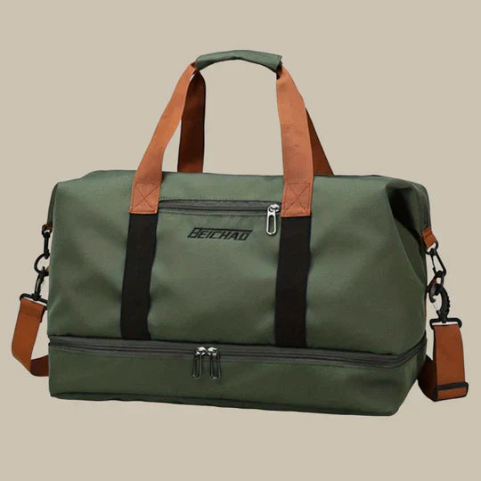 VierraSol | Bolsa de Deporte para Hombre con Compartimento para Zapatos