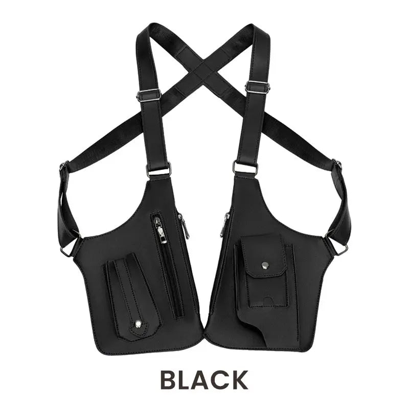 VierraSol | Bolsa de Hombro Antirrobo para Hombre con Múltiples Compartimentos