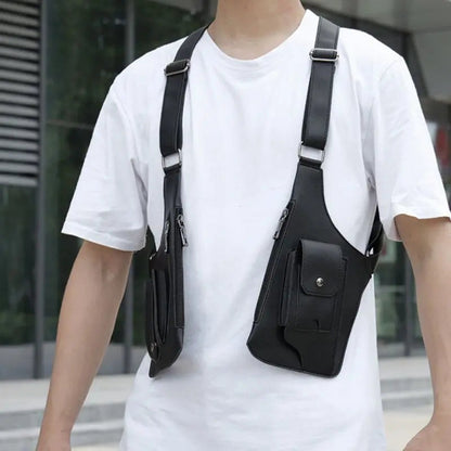 VierraSol | Bolsa de Hombro Antirrobo para Hombre con Múltiples Compartimentos