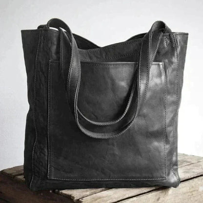 VierraSol | Bolsa de Hombro Duradera Hecha de Cuero Genuino Suave