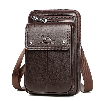 VierraSol | Bolsa de Hombro para Hombre con Múltiples Bolsillos