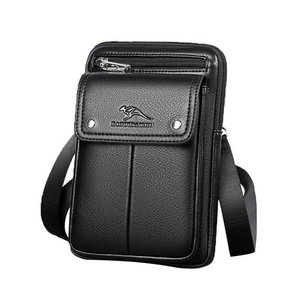 VierraSol | Bolsa de Hombro para Hombre con Múltiples Bolsillos