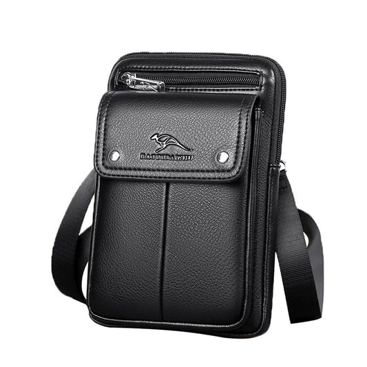VierraSol | Bolsa de Hombro para Hombre con Múltiples Bolsillos