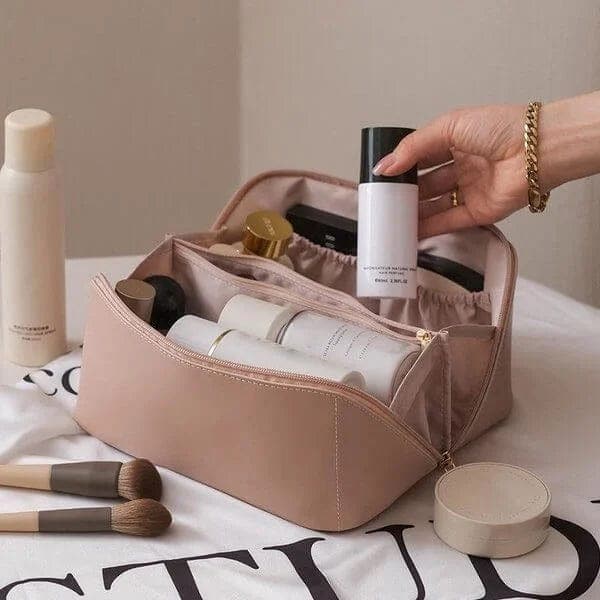 VierraSol | Bolsa de Maquillaje de Viaje para Mujeres con Compartimentos