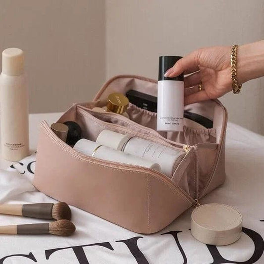 VierraSol | Bolsa de Maquillaje de Viaje para Mujeres con Compartimentos