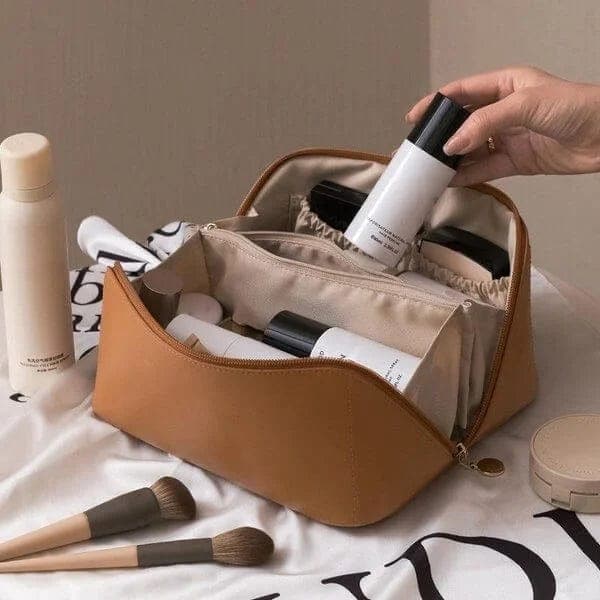 VierraSol | Bolsa de Maquillaje de Viaje para Mujeres con Compartimentos