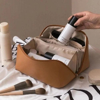 VierraSol | Bolsa de Maquillaje de Viaje para Mujeres con Compartimentos