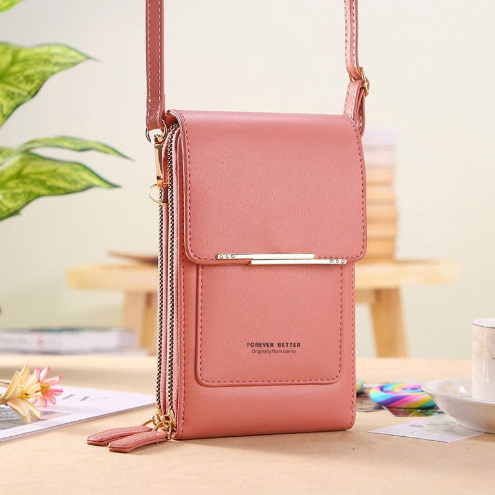 VierraSol | Bolsa de Teléfono para Mujeres con Compartimento Táctil