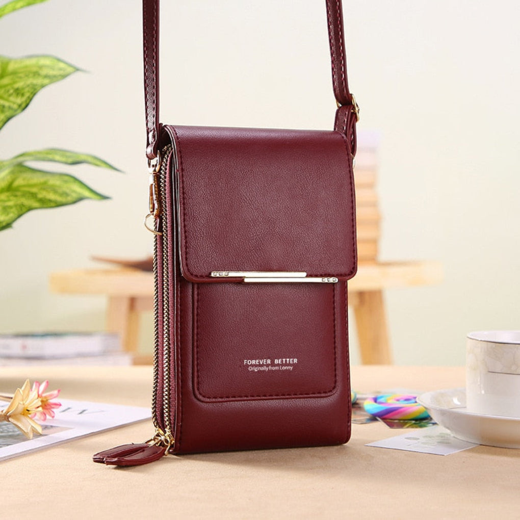 VierraSol | Bolsa de Teléfono para Mujeres con Compartimento Táctil