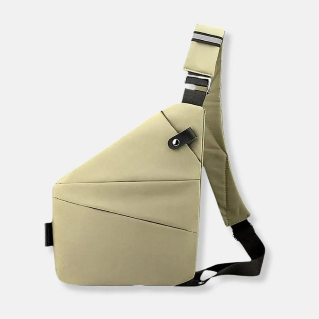 VierraSol | Bolsa de Viaje Cruzada con Cremalleras Ocultas
