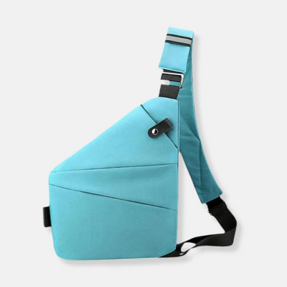 VierraSol | Bolsa de Viaje Cruzada con Cremalleras Ocultas