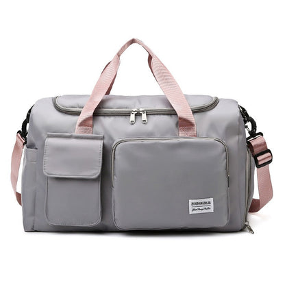 VierraSol | Bolsa de Viaje Multi-Bolsillo, Bolsa Deportiva y de Gimnasio con Compartimento Separado para Zapatos