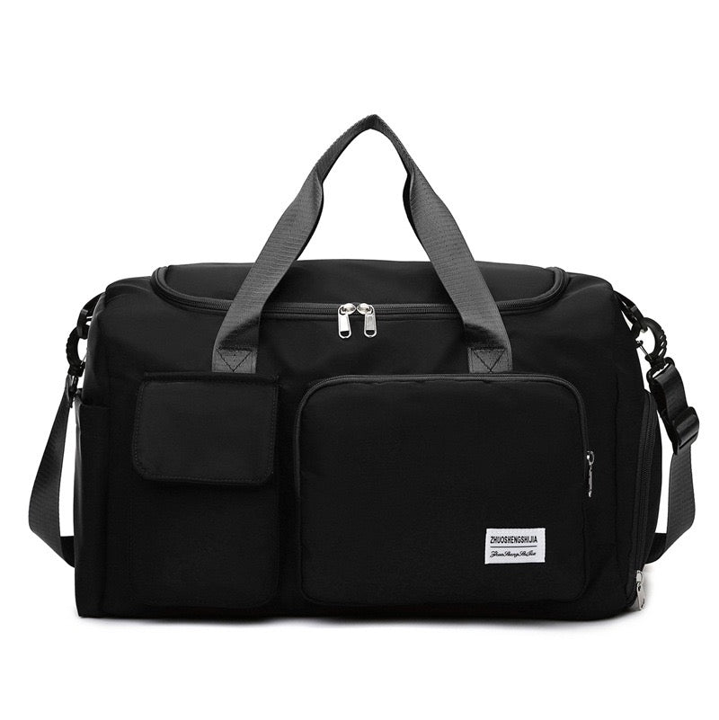 VierraSol | Bolsa de Viaje Multi-Bolsillo, Bolsa Deportiva y de Gimnasio con Compartimento Separado para Zapatos
