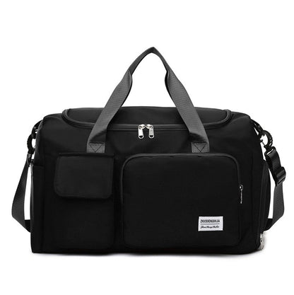 VierraSol | Bolsa de Viaje Multi-Bolsillo, Bolsa Deportiva y de Gimnasio con Compartimento Separado para Zapatos