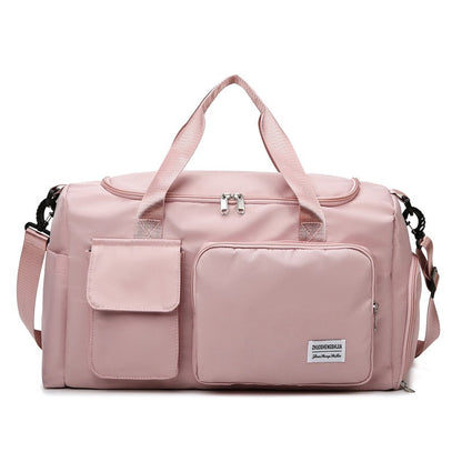 VierraSol | Bolsa de Viaje Multi-Bolsillo, Bolsa Deportiva y de Gimnasio con Compartimento Separado para Zapatos