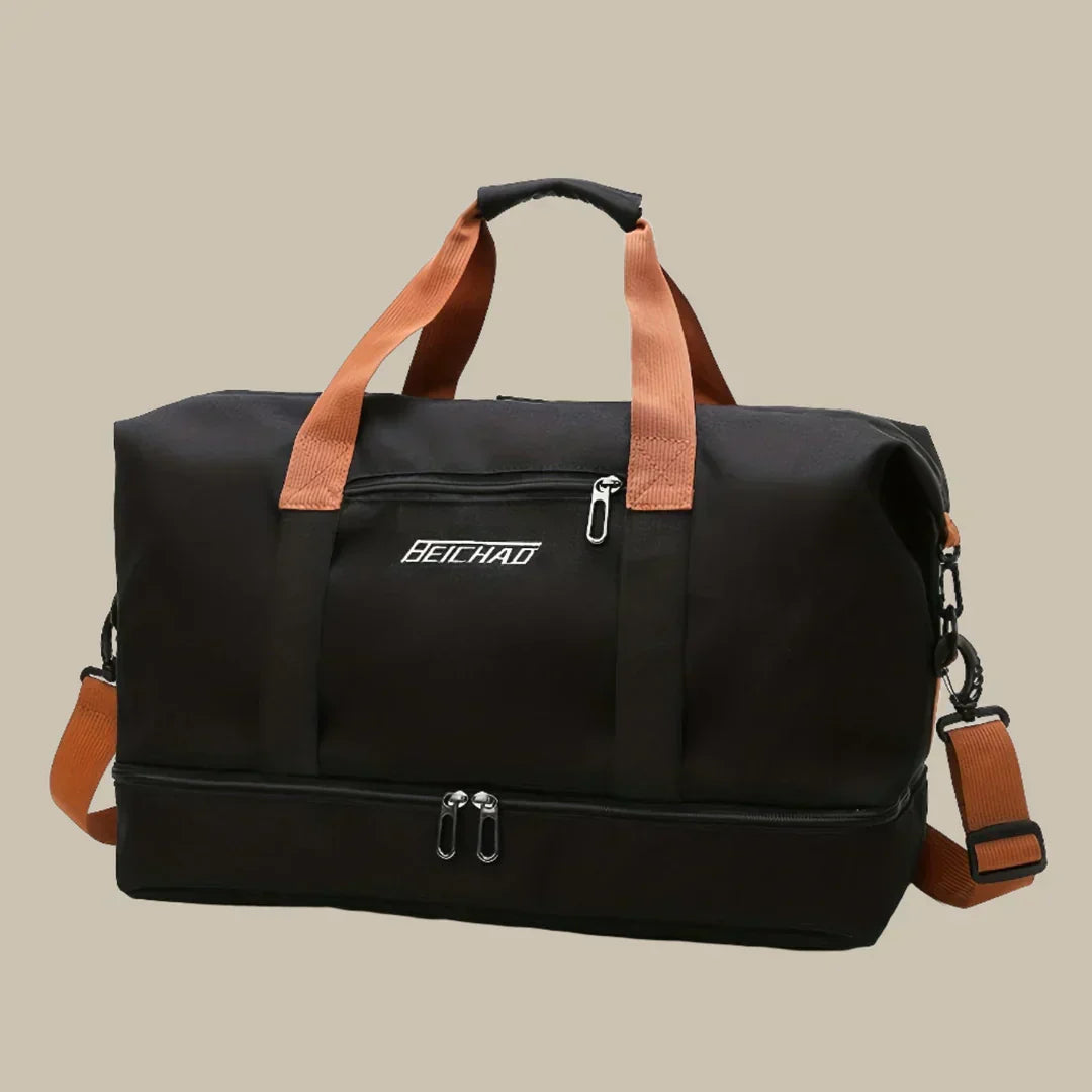 VierraSol | Bolsa de Viaje para Hombre con Compartimento para Zapatos